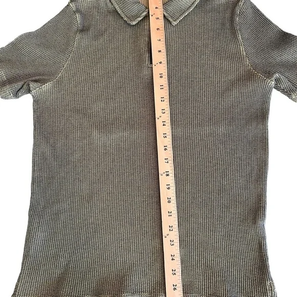 TED BAKER
Backley Textured Zip Polo Shirt Size 4 - Picture 7 of 10